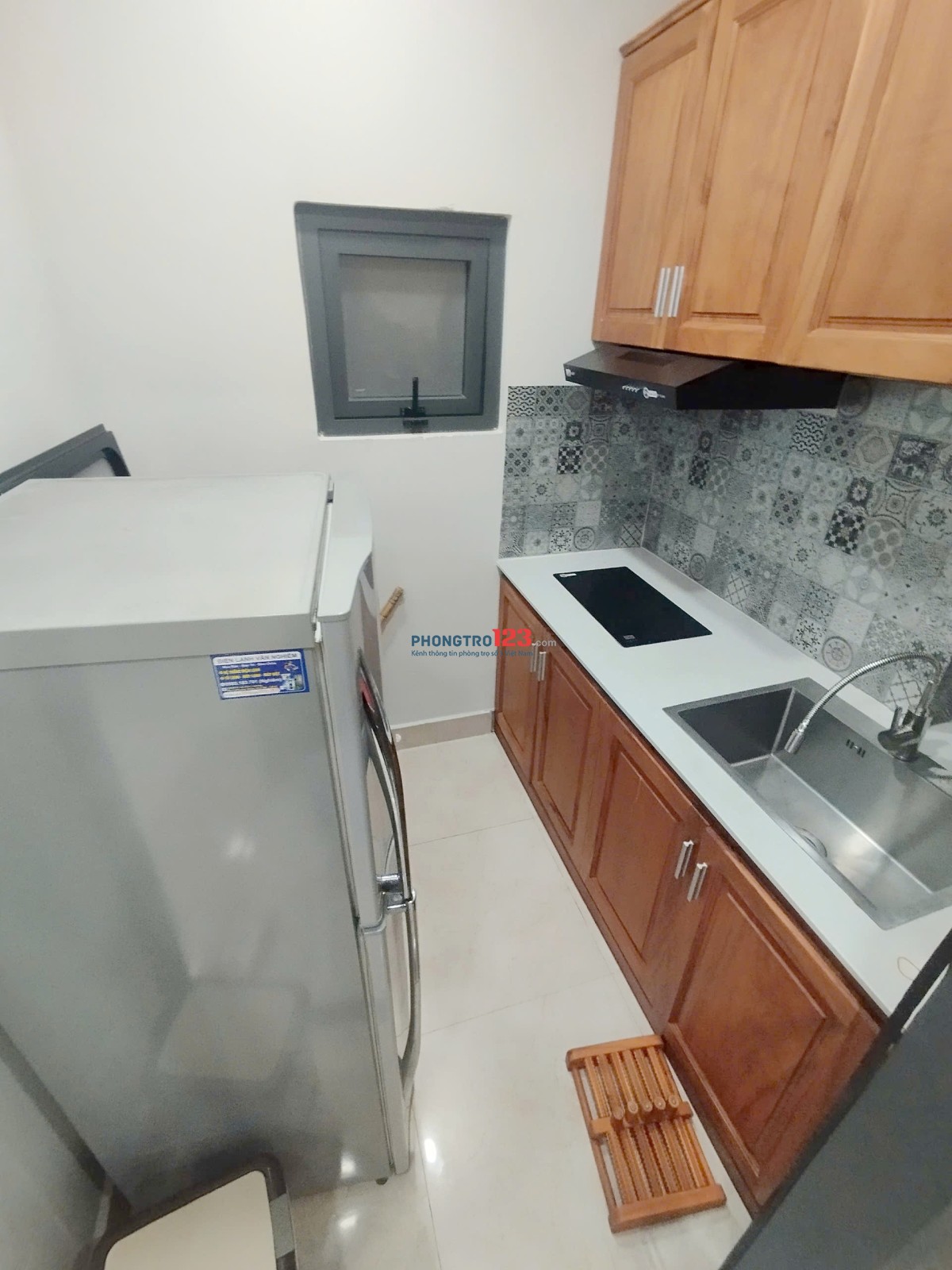 Cho thuê căn 2 phòng ngủ 2wc full nội thất rộng 50m2. Đường Tám Danh. P4. Q8