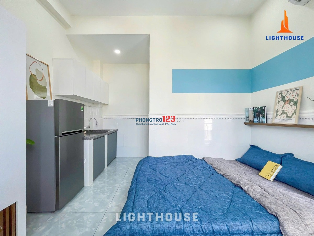 CHÍNH CHỦ CHO THUÊ STUDIO ĐẦY ĐỦ NỘI THẤT CỬA SỔ TRỜI TRỜI NGAY LÊ VĂN QUỚI