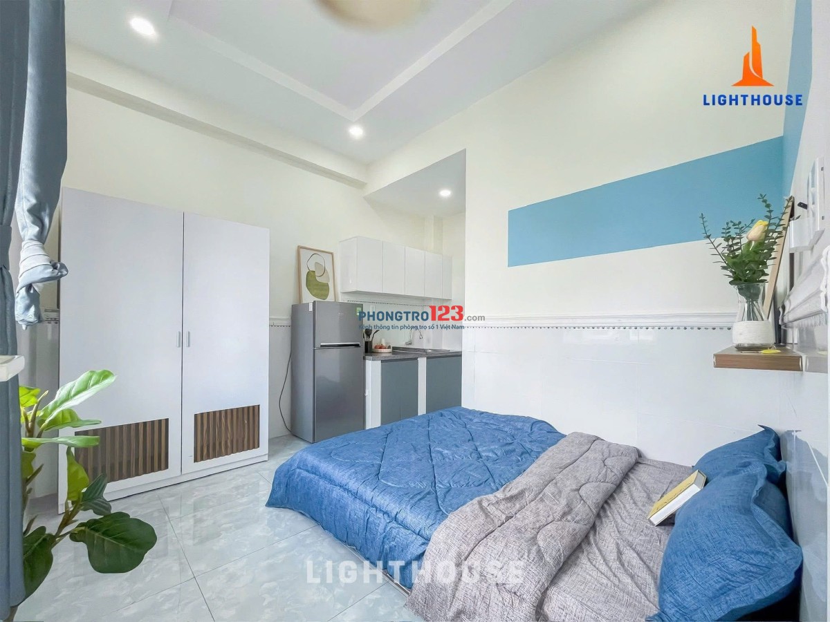 CHÍNH CHỦ CHO THUÊ STUDIO ĐẦY ĐỦ NỘI THẤT CỬA SỔ TRỜI TRỜI NGAY LÊ VĂN QUỚI