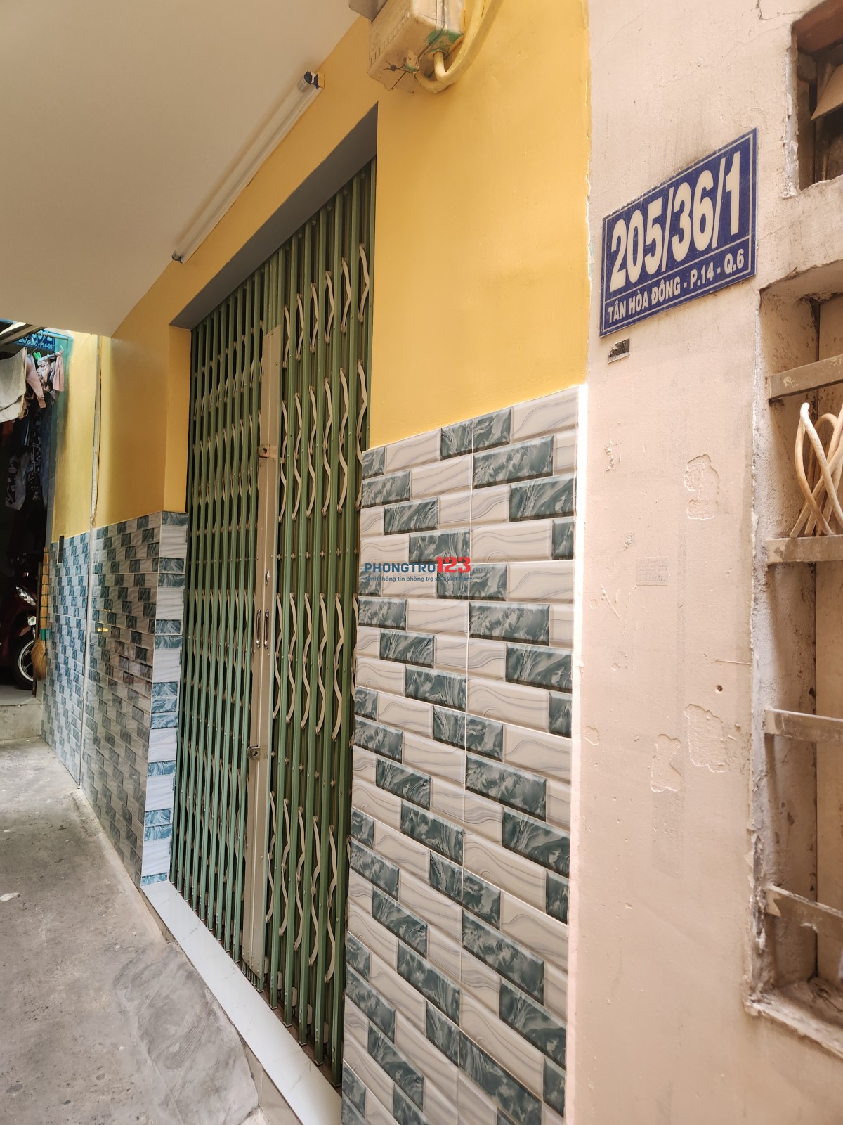Chính chủ cho thuê nhà mới 36m2,Giá : 5tr8₫/tháng. Tân Hòa Đông,Phường 14,Quận 6.