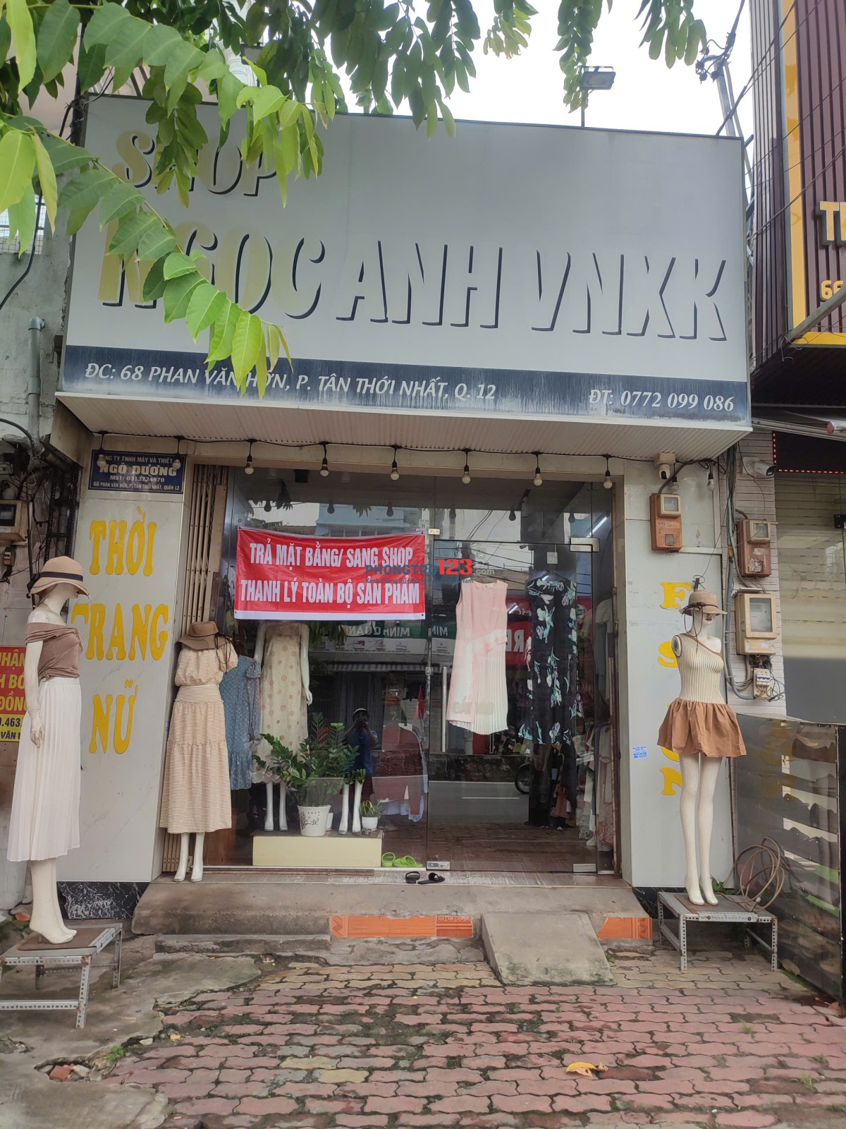 Cho thuê nhà nguyên căn - mặt bằng đường Phan Văn Hớn