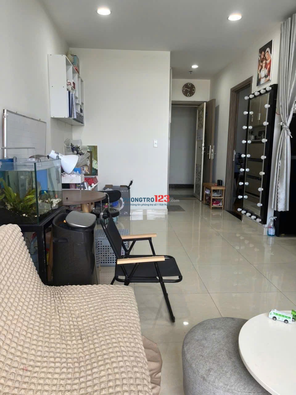 Topaz Home, Phan Văn Hớn, Q12: 73m2, 2p ngủ,2wc Nt, Bancong, 9tr/th