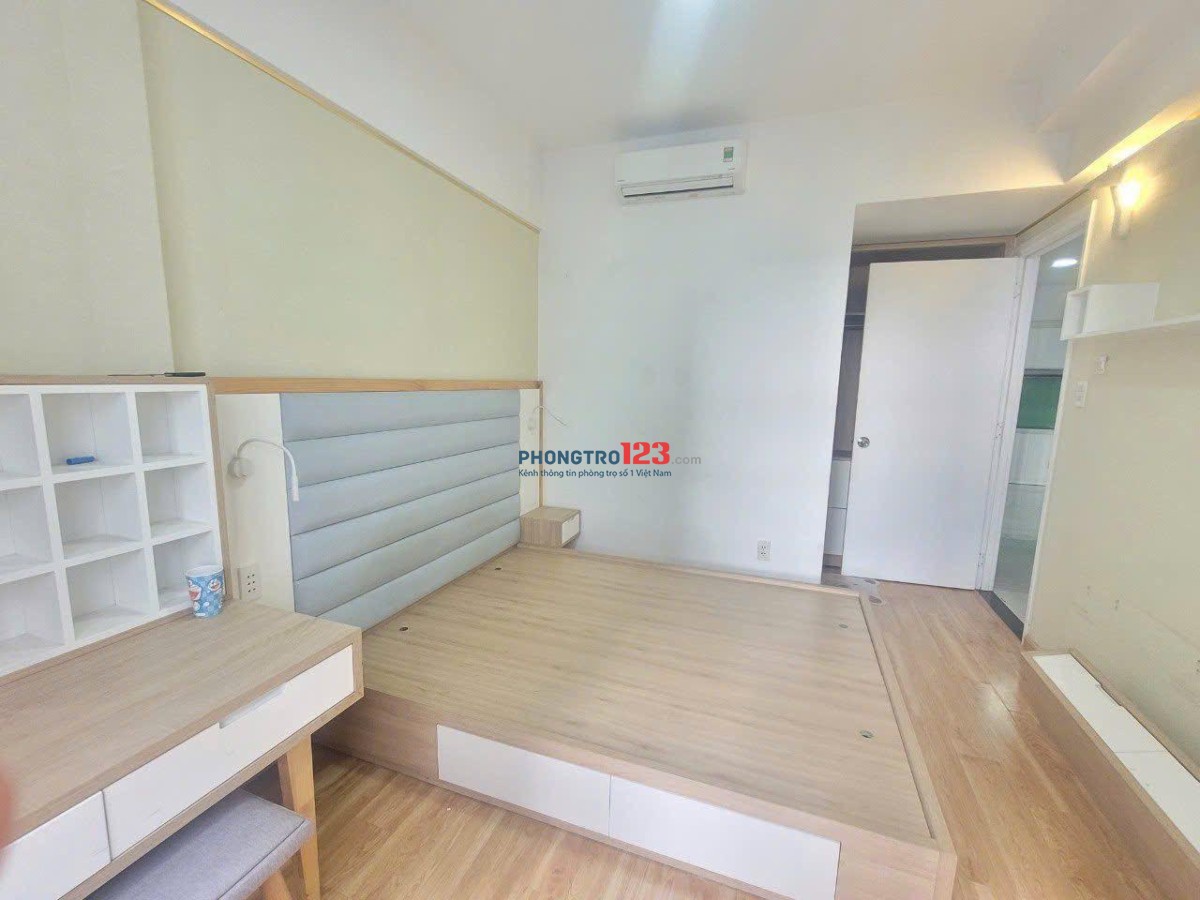 Chung cư 10A Trần Nhật Duật, Quận 1: 75m2, 1p ngủ +, NT, 10,5tr/th