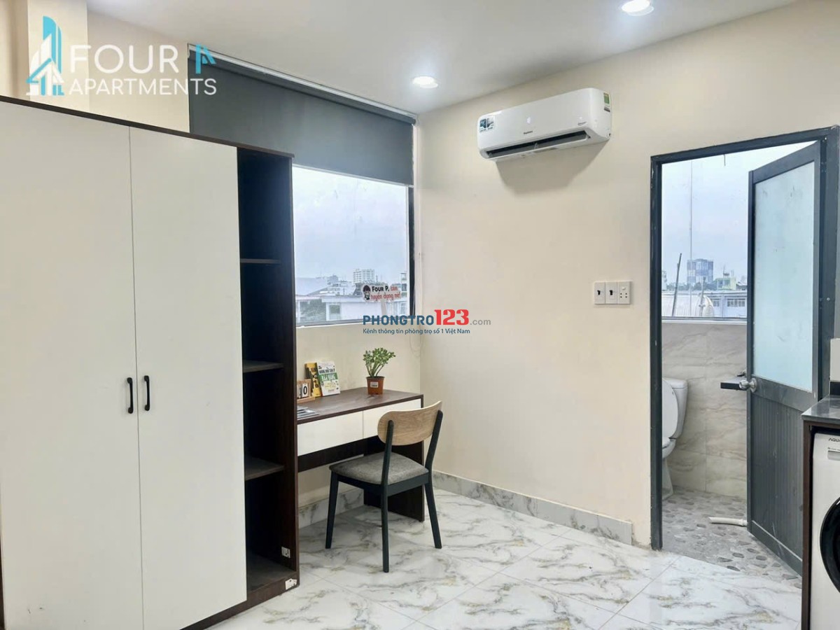 CHO THUÊ PHÒNG FULL NT CỬA SỔ TRỜI ĐƯỜNG NGUYỄN VĂN THƯƠNG GẦN ĐH HUTECH, UEF, GTVT, NGOẠI THƯƠNG