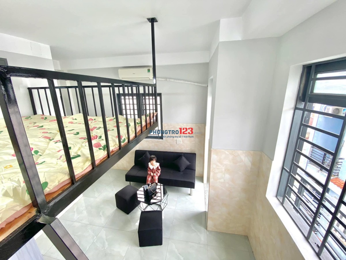 PHÒNG CÓ GÁC BALCONY, Tân Quý - Gò Dầu QUA HUFI 1,5 KM 5P ‍
