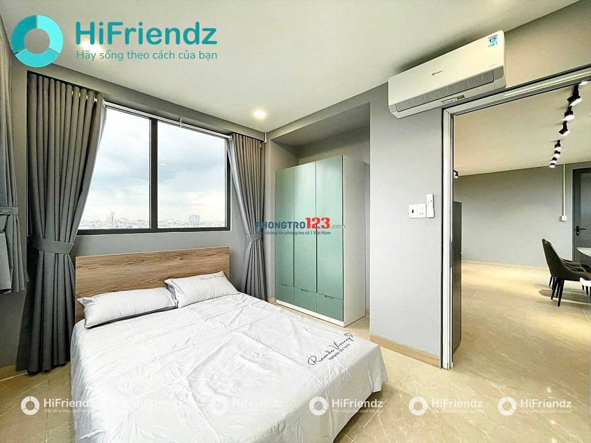 CHUNG CƯ MINI DẠNG 1PN + 1PK ĐẦY ĐỦ NỘI THẤT, THANG MÁY HẦM XE
