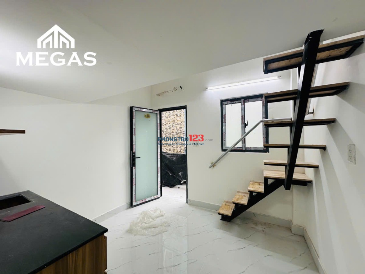 CĂN HỘ có gác nhỏ CAO CẤP đang xây MỚI 200% đón khách ngay GÒ DẦU có MÁY LẠNH và THANG MÁY đều mới