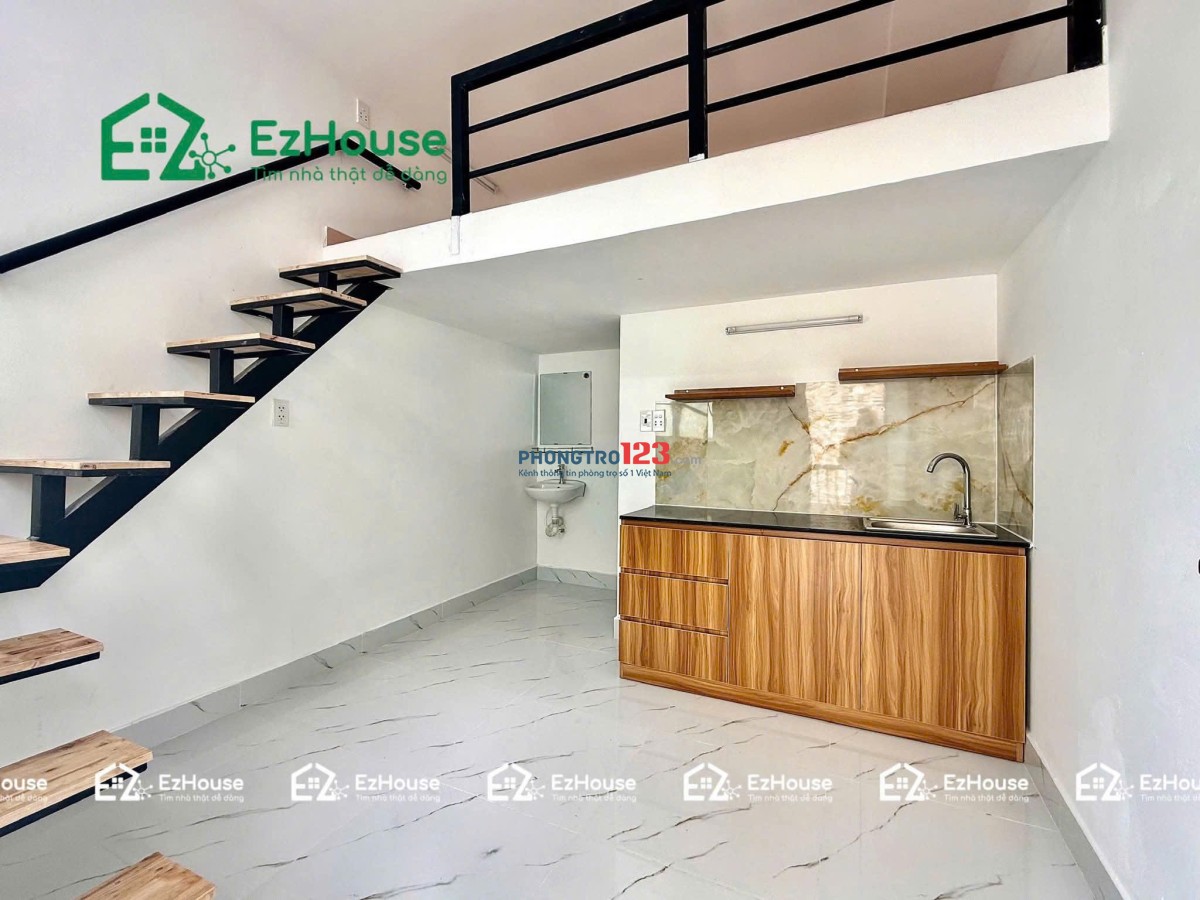 CĂN HỘ có gác nhỏ CAO CẤP đang xây MỚI 200% đón khách ngay GÒ DẦU có MÁY LẠNH và THANG MÁY đều mới