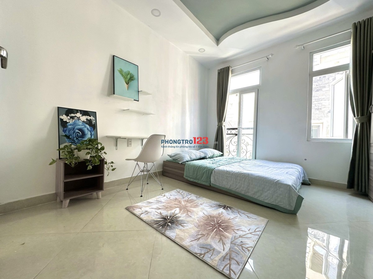 PHÒNG TRỌ CAO CẤP 36m² – FULL ĐỒ, BAN CÔNG RỘNG – NGUYỄN XÍ, BÌNH THẠNH