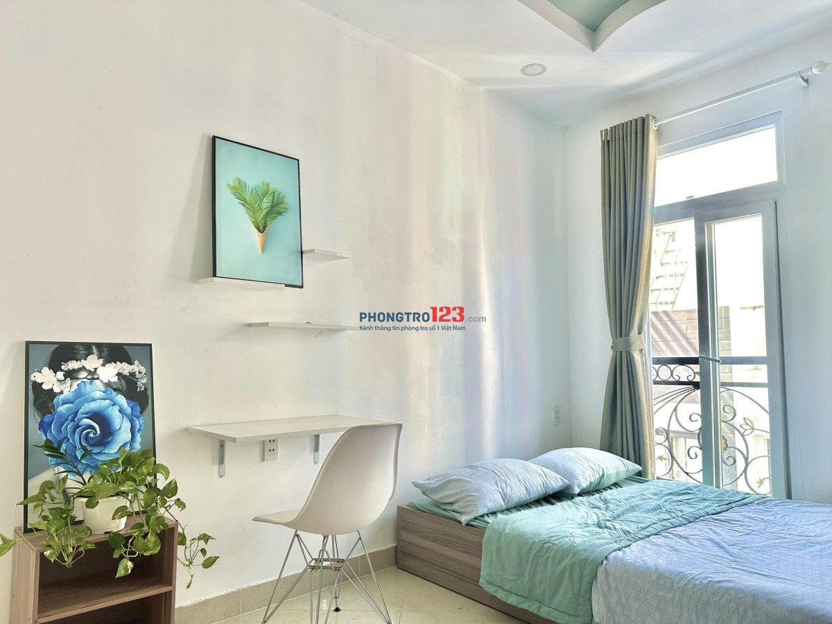 PHÒNG TRỌ CAO CẤP 36m² – FULL ĐỒ, BAN CÔNG RỘNG – NGUYỄN XÍ, BÌNH THẠNH