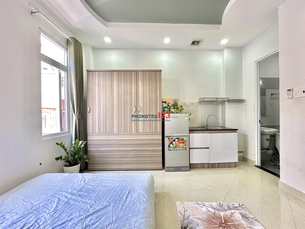 PHÒNG TRỌ CAO CẤP 36m² – FULL ĐỒ, BAN CÔNG RỘNG – NGUYỄN XÍ, BÌNH THẠNH