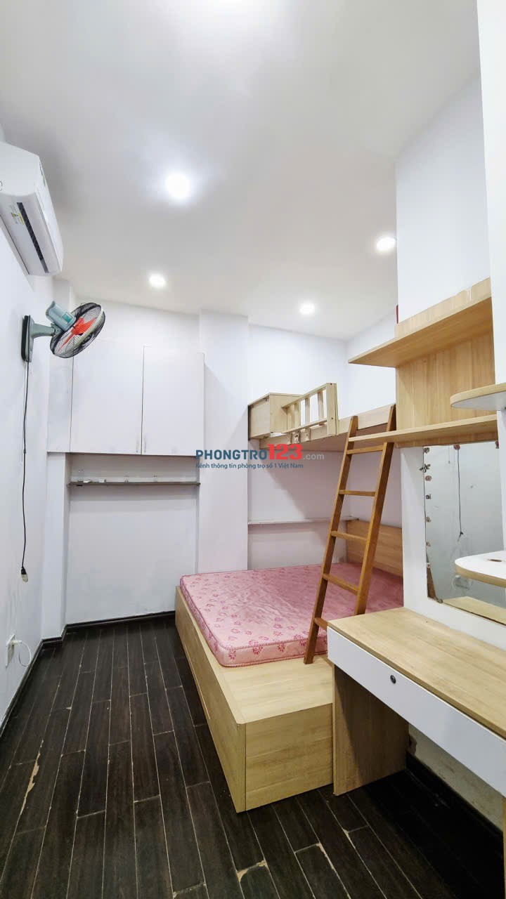 Cho Thuê Phòng Duplex Tách Bếp , 2 Chỗ Ngủ 40m2, Trường Sa. Chỉ Tính Điện Và Nước, Gần ĐH UEF