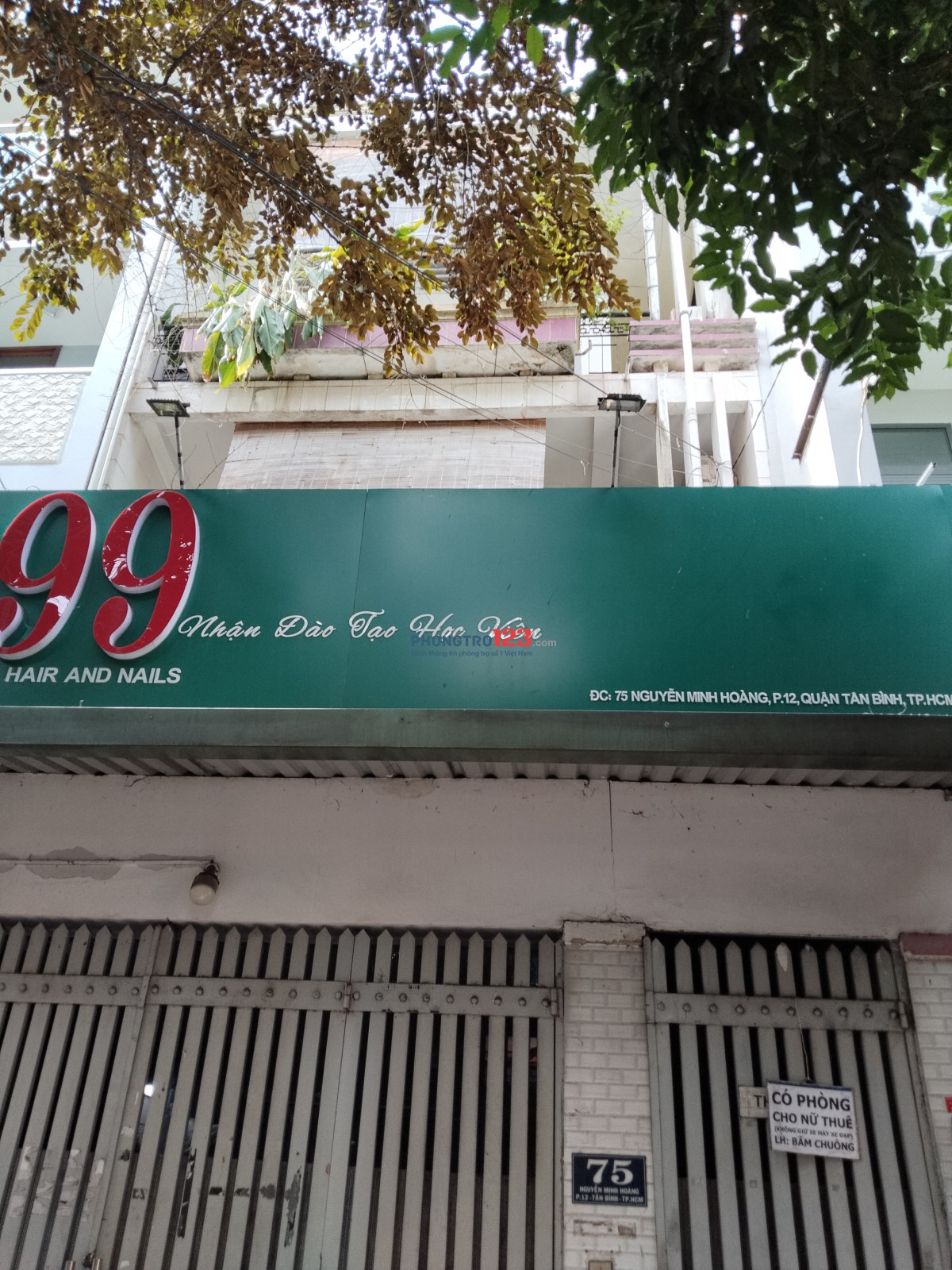 Phòng trọ cho sinh viên nữ thuê, không cho nam thuê