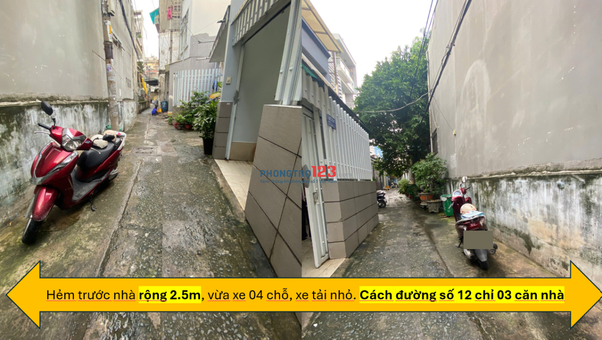  CHÍNH CHỦ GIẢM GIÁ CHO THUÊ NHÀ NGUYÊN CĂN - ngang 4.5 x dài 18