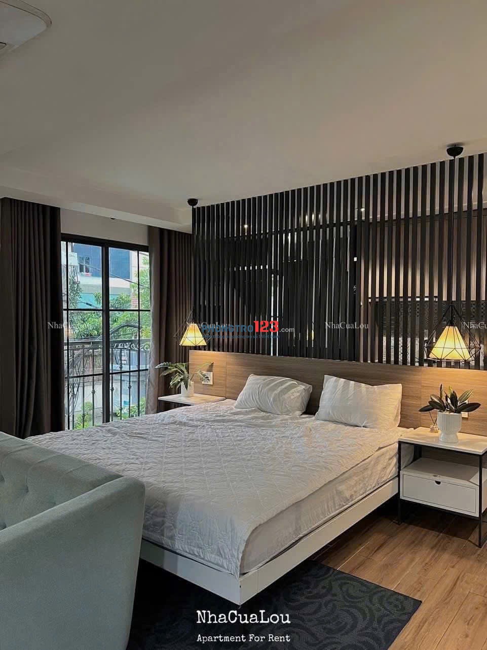 Căn hộ 1PN + 1PK cao cấp full nội thất - ban công ngay ngã tư Bảy Hiền – giáp Quận 10