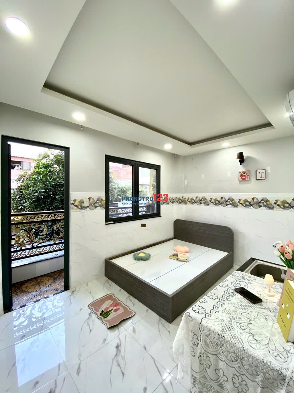 STUDIO FULL NỘI THẤT BANCOL OR CỬA SỔ NGAY NGÃ BỐN XÃ, CHỢ LÊ VĂN QUỚI