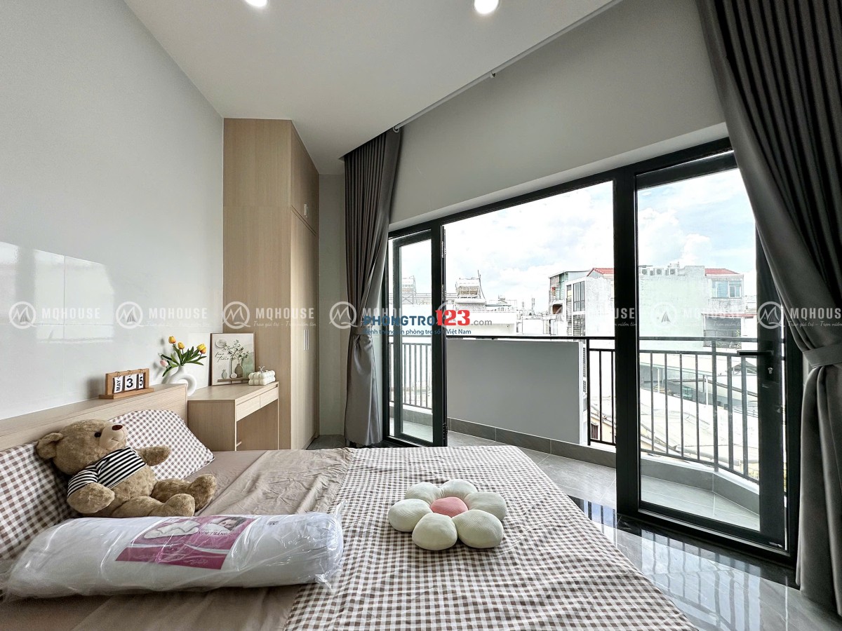 CHO THUÊ CHDV STUDIO BAN CÔNG NHÀ MỚI GẦN MŨI TÀU TRƯỜNG CHINH - ÂU CƠ GIÁP TÂN PHÚ