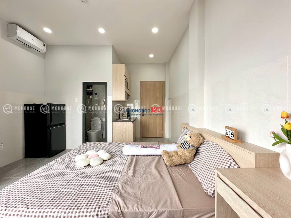 CHO THUÊ CHDV STUDIO BAN CÔNG NHÀ MỚI GẦN MŨI TÀU TRƯỜNG CHINH - ÂU CƠ GIÁP TÂN PHÚ