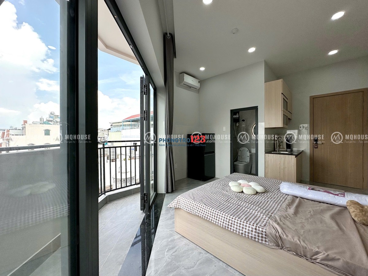 CHO THUÊ CHDV STUDIO BAN CÔNG NHÀ MỚI GẦN MŨI TÀU TRƯỜNG CHINH - ÂU CƠ GIÁP TÂN PHÚ