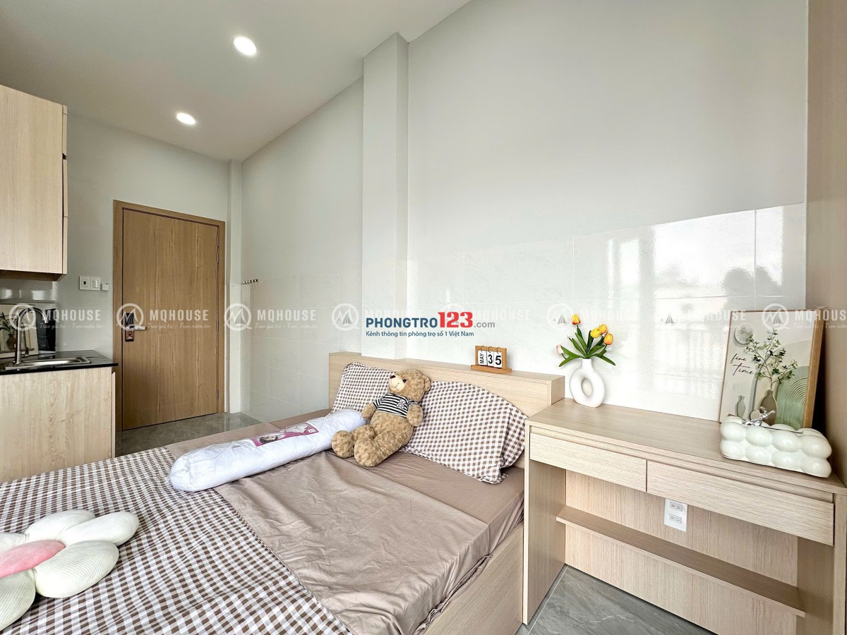 CHO THUÊ CHDV STUDIO BAN CÔNG NHÀ MỚI GẦN MŨI TÀU TRƯỜNG CHINH - ÂU CƠ GIÁP TÂN PHÚ