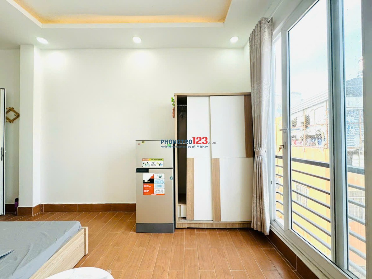 CHO THUÊ CĂN HỘ STUDIO CÓ BANCOL THOÁNG MÁT QUẬN 3