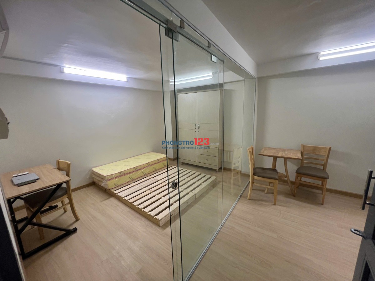 CHO THUÊ 1PN TÁCH BẾP 35M2 - CỬA SỔ LỚN _ Bùi ĐÌNH TÚY GẦN HUTECH, VLU, Hồng Bàng