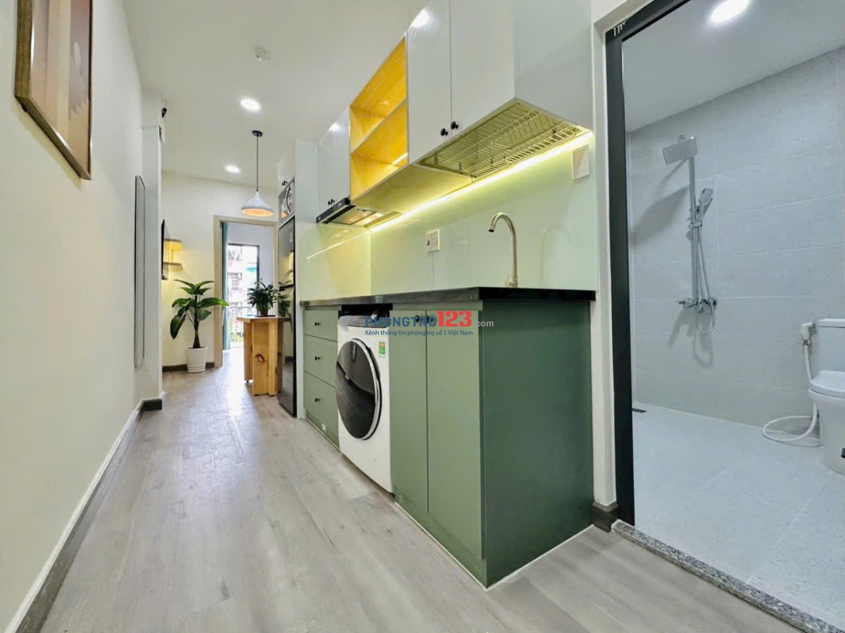STUDIO 40M2 BAN CÔNG, TÁCH BẾP FULL NT GẦN UEF, GTVT, ĐIỆN BIÊN PHỦ, P22, BÌNH THẠNH
