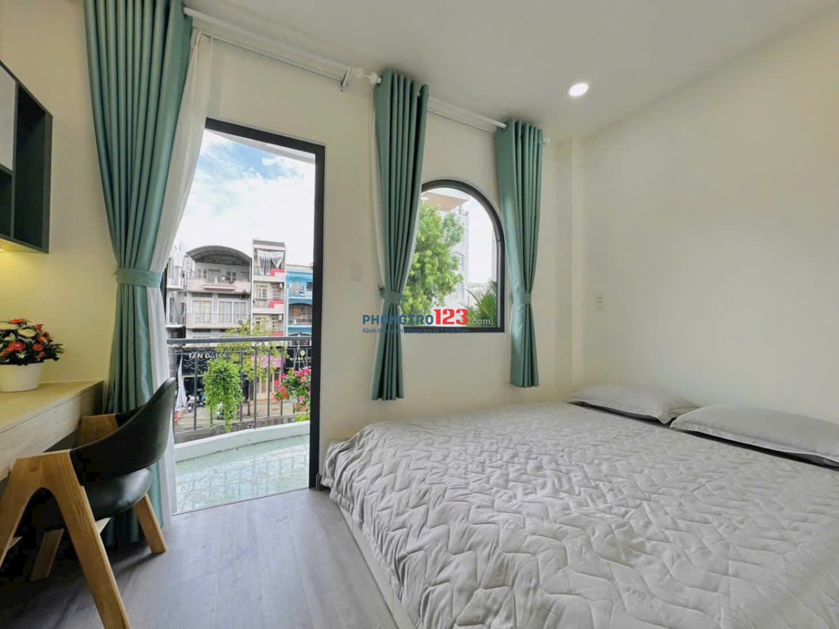 STUDIO 40M2 BAN CÔNG, TÁCH BẾP FULL NT GẦN UEF, GTVT, ĐIỆN BIÊN PHỦ, P22, BÌNH THẠNH