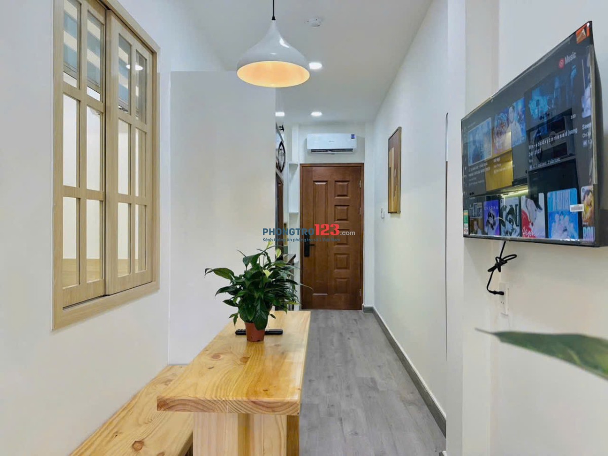STUDIO 40M2 BAN CÔNG, TÁCH BẾP FULL NT GẦN UEF, GTVT, ĐIỆN BIÊN PHỦ, P22, BÌNH THẠNH