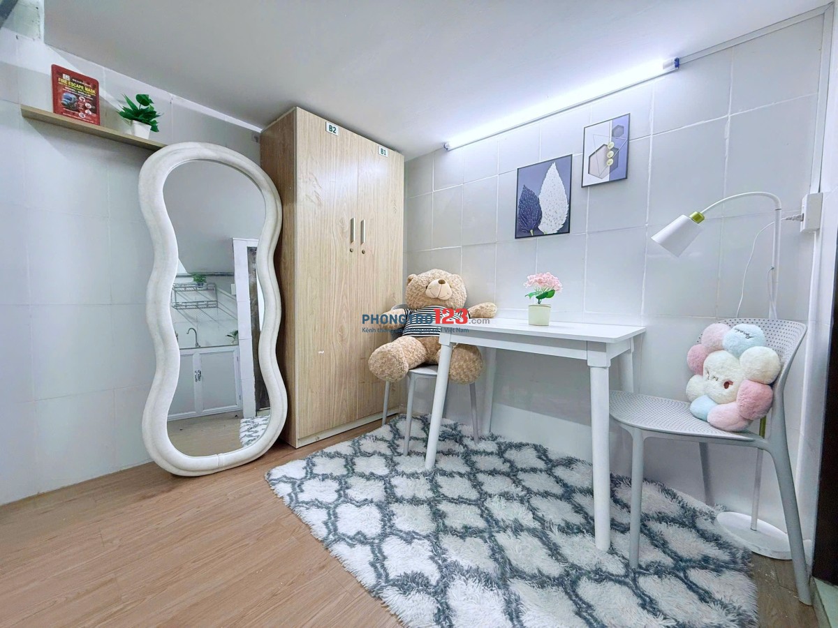 Cho Thuê Căn Hộ Có Gác 20m2 Full Nội Thất Cửa Sổ Thoáng – Khu ETown Tân Bình