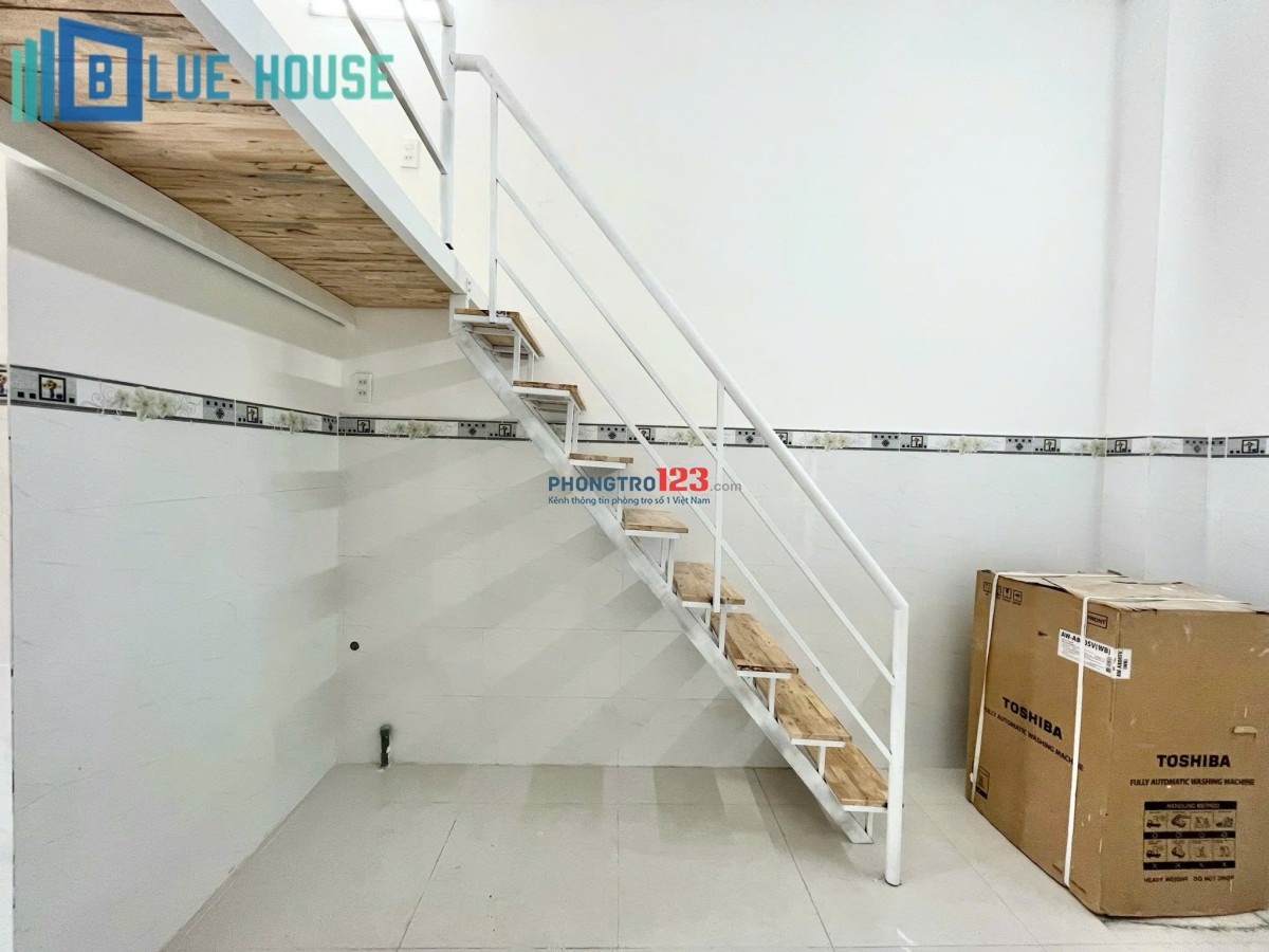 Cho Thuê Căn Hộ Có Gác 20m2 Full Nội Thất Cửa Sổ Thoáng – Khu ETown Tân Bình