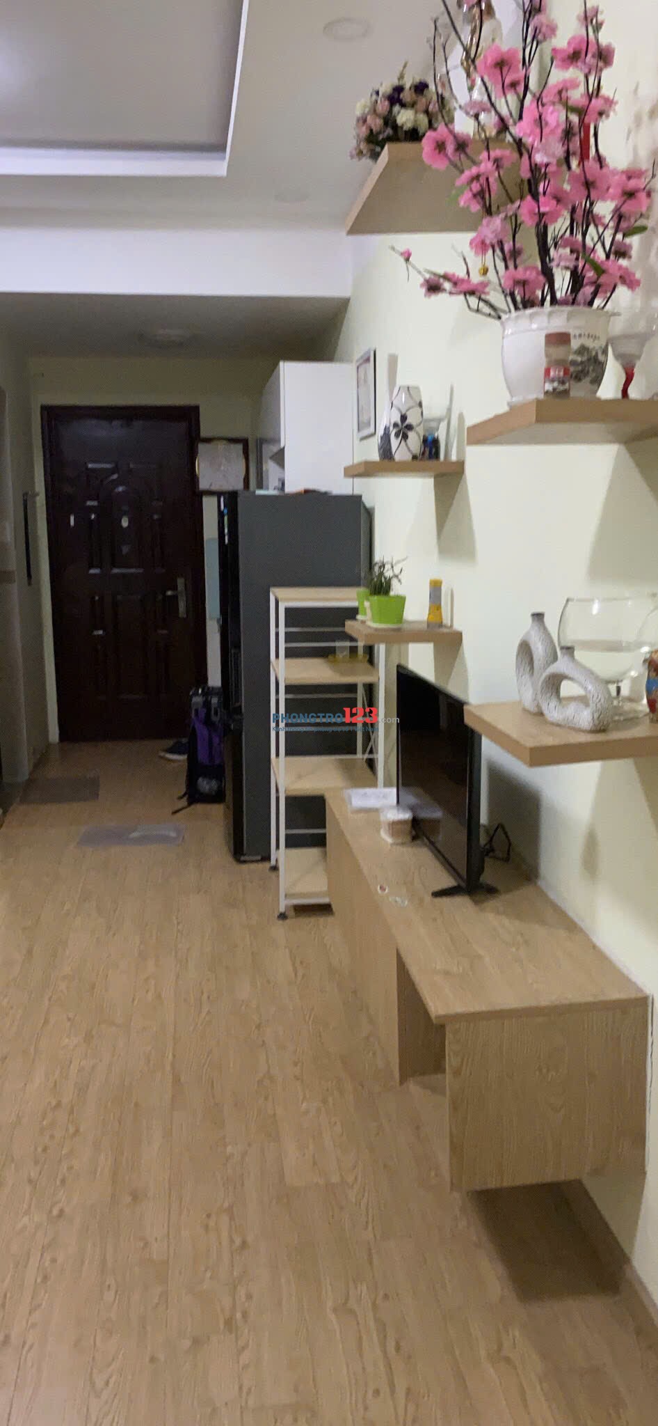 Cho thuê chung cư Tân Mỹ, lô a, tầng 5, full nội thất, 1pn