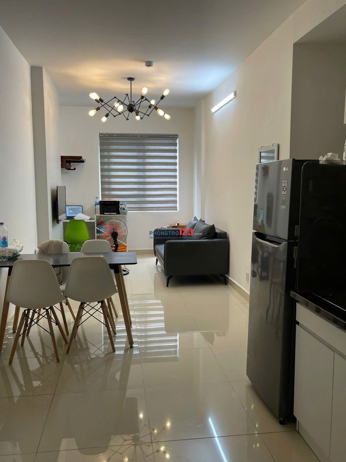 C/c Ruby Garden, Nguyễn Sỹ Sách, P15, TB, 57m2, 1PN, 2WC, 8tr/th Nội thất.