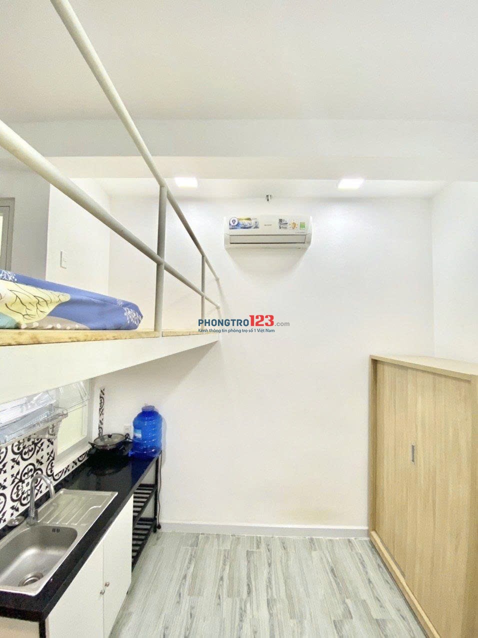 Phòng có gác, 25m2 Full NT, Chu Văn An gần Ngã Tư Hàng Xanh