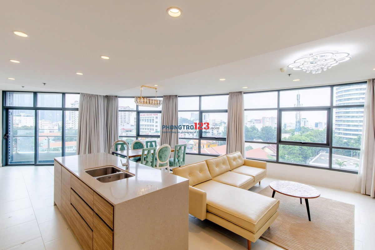 Cho thuê gấp 3 phòng ngủ City Garden Bình Thạnh diện tích 136m2 full nội thất, liên hệ 0888211011