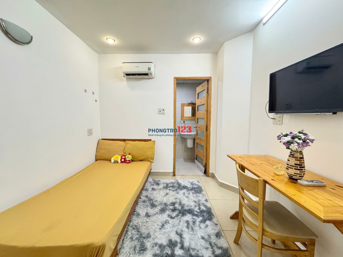 PHÒNG CHO THUÊ ĐẦY ĐỦ TIỆN NGHI, AN NINH LÊ VĂN SỸ QUẬN 3, 2' ĐI ĐH SƯ PHẠM