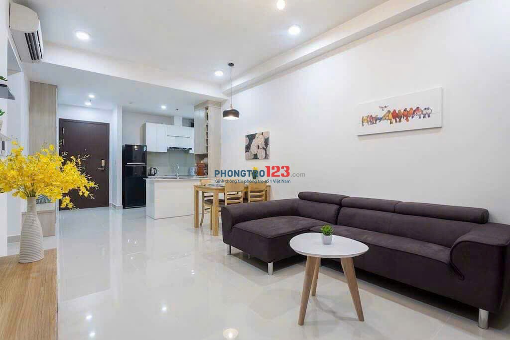 Chung cư Botanica Premier,P2, Tân Bình: 75m2, 2p ngủ, nội thất, 17,5tr/th