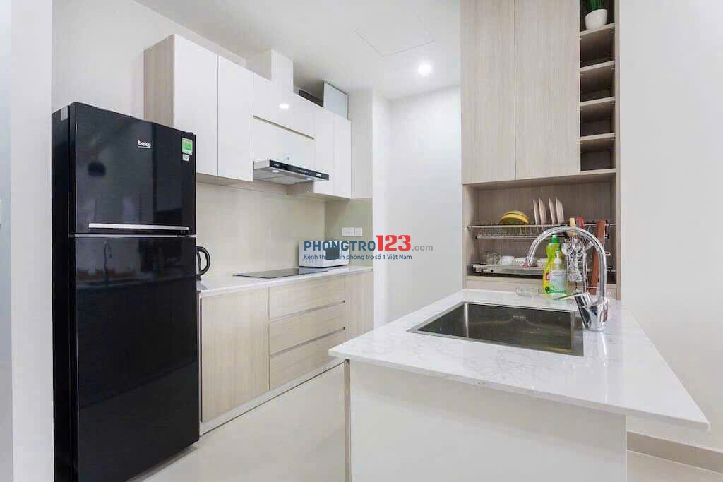 Chung cư Botanica Premier,P2, Tân Bình: 75m2, 2p ngủ, nội thất, 17,5tr/th