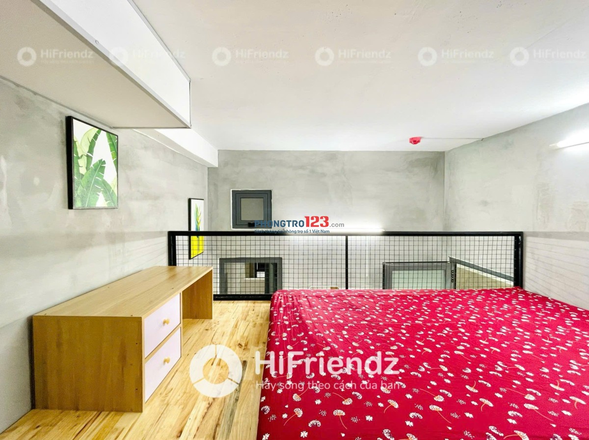 Cho Thuê Căn Hộ Có Gác Trần Cao Full Nội Thất Siêu Thoáng – Có THANG MÁY - Gần HUIT – Tân Phú
