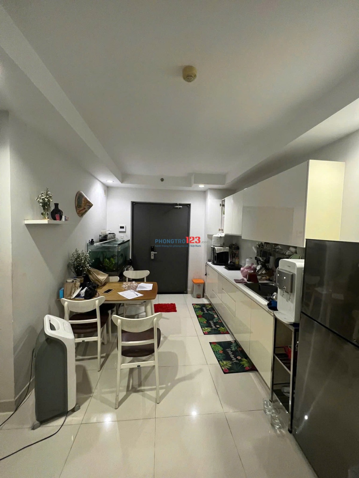 Phúc Yên, 55m2, 1PN, 2WC, Nội thất, Phan Huy Ích, P15, TB, 8tr/th