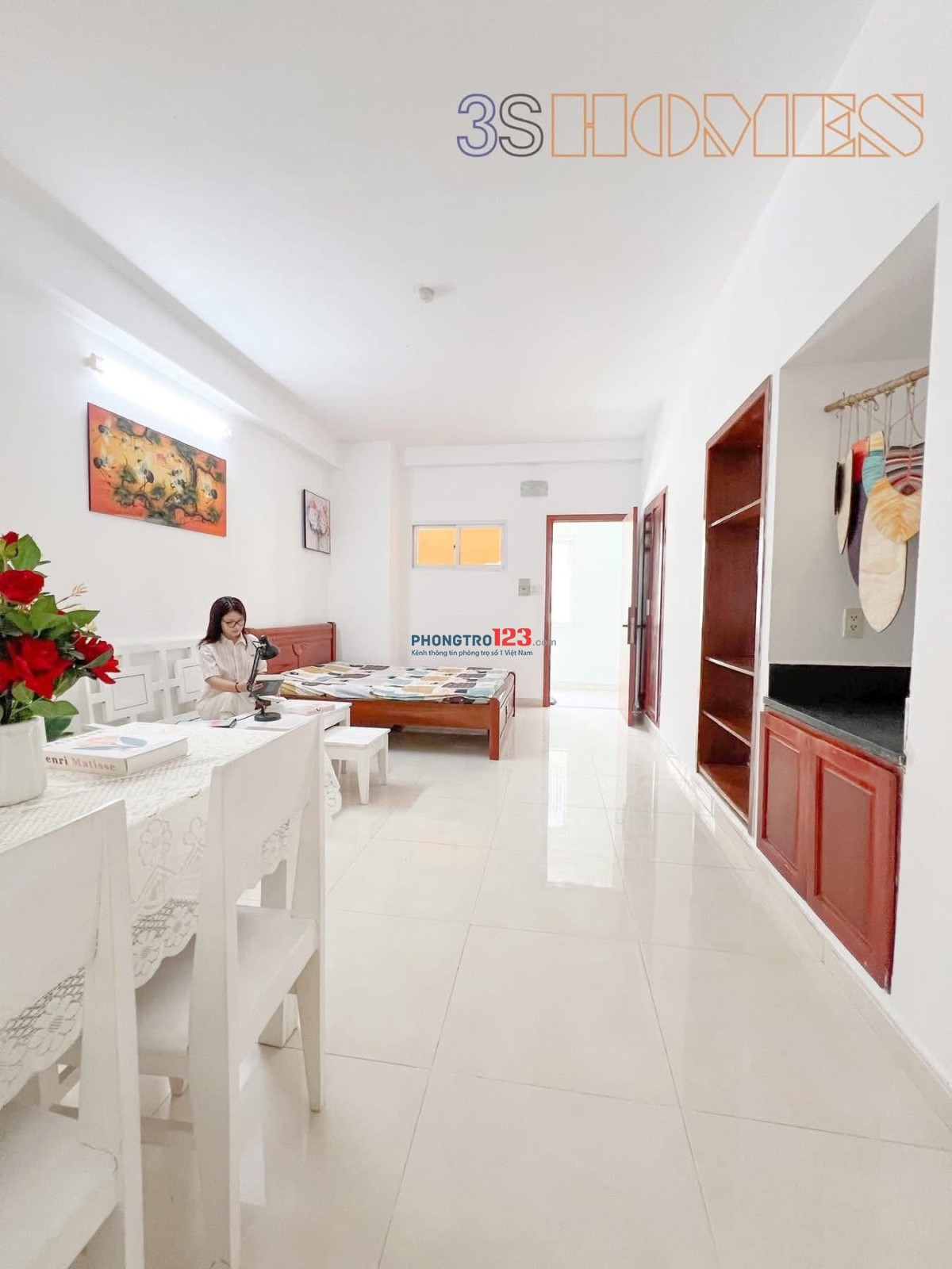 Phòng cho thuê tách bếp phù hợp ở gia đình, nhóm bạn