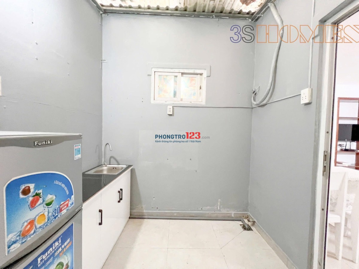 Phòng cho thuê tách bếp phù hợp ở gia đình, nhóm bạn