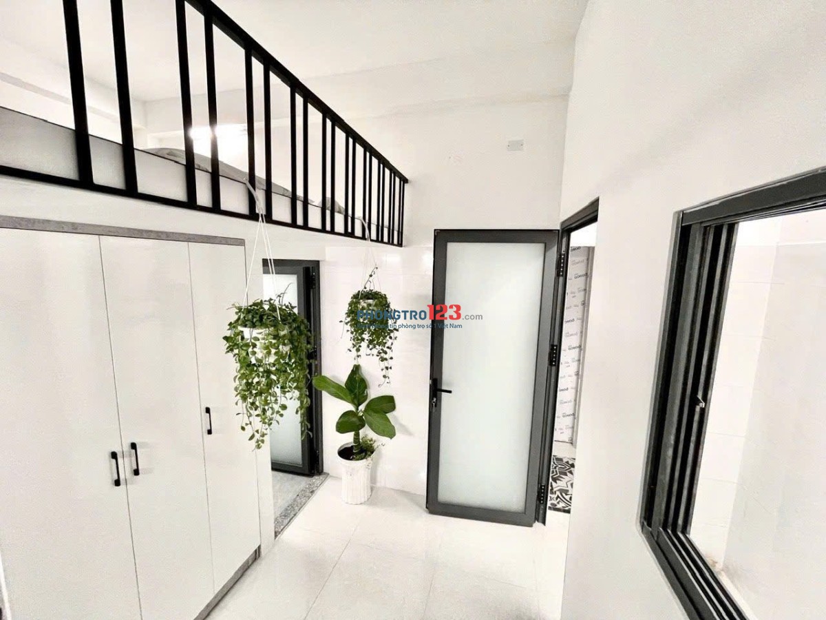 Thuê ngay phòng Duplex 25m2- Full nội thất, gác cao tại Vạn Kiếp, Bình Thạnh, gần khu Phan Xích Long