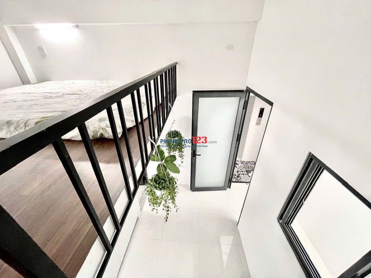 Thuê ngay phòng Duplex 25m2- Full nội thất, gác cao tại Vạn Kiếp, Bình Thạnh, gần khu Phan Xích Long