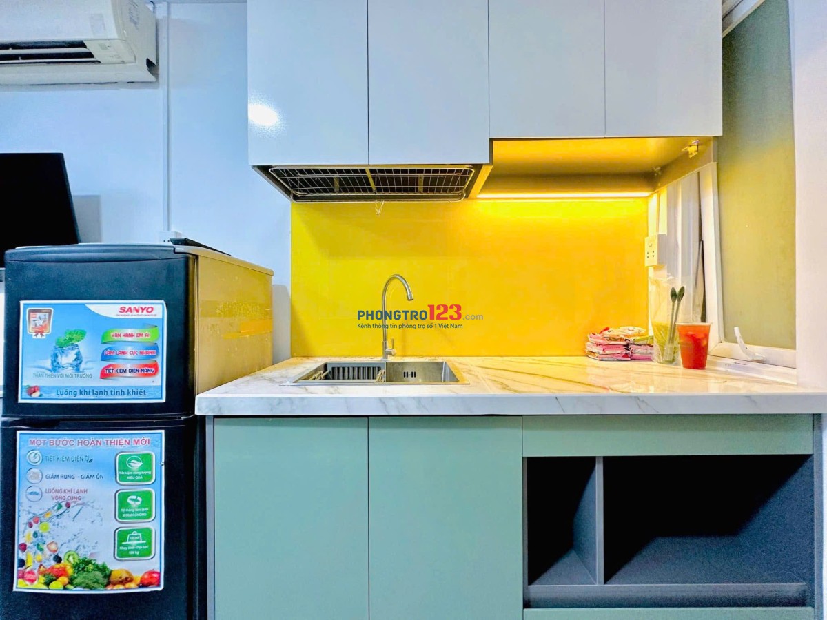Cho thuê phòng trọ giá rẻ đường Kỳ Đồng - Q3, Full nội thất, thang máy - gần UEH ISB