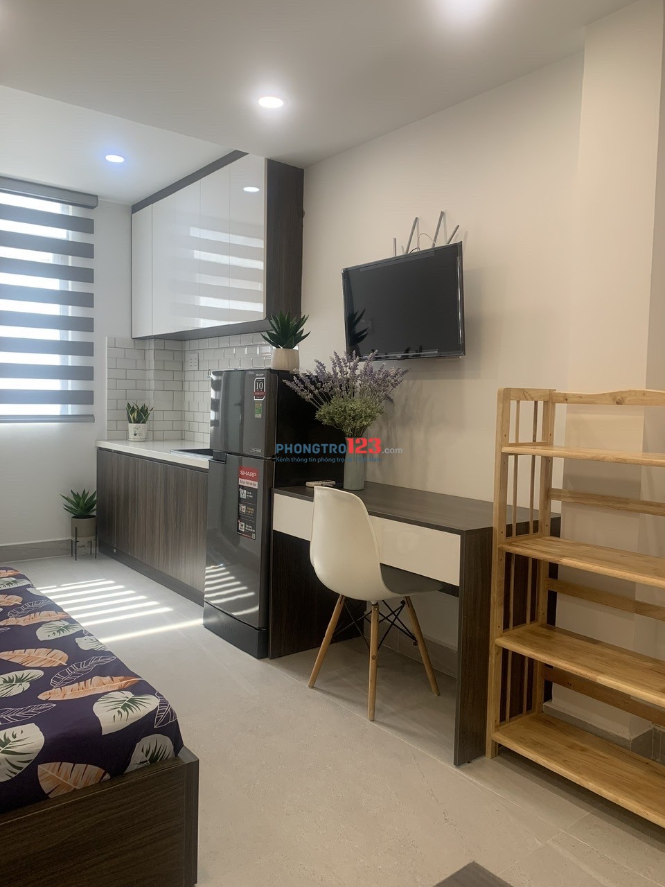  CHO THUÊ STUDIO CHDV_CỬA SỔ, BAO THOÁNG, XINH, SẠCH SẼ, FULL NỘI THẤT_GẦN VLU (CƠ SỞ 1), HSU, UEH