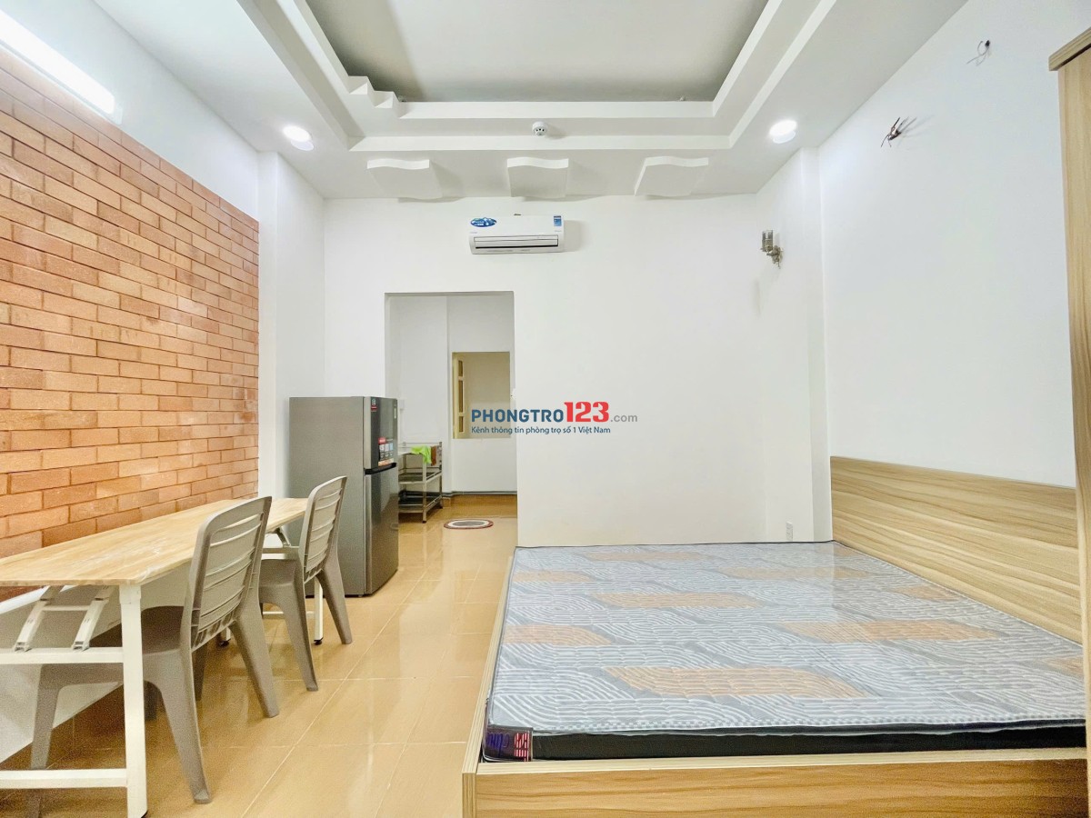 Phòng Studio tách bếp 45m2 gần đh Ngoại Thương, Hutech, Hồng Bàng ở Đinh Bộ Lĩnh Bình Thạnh
