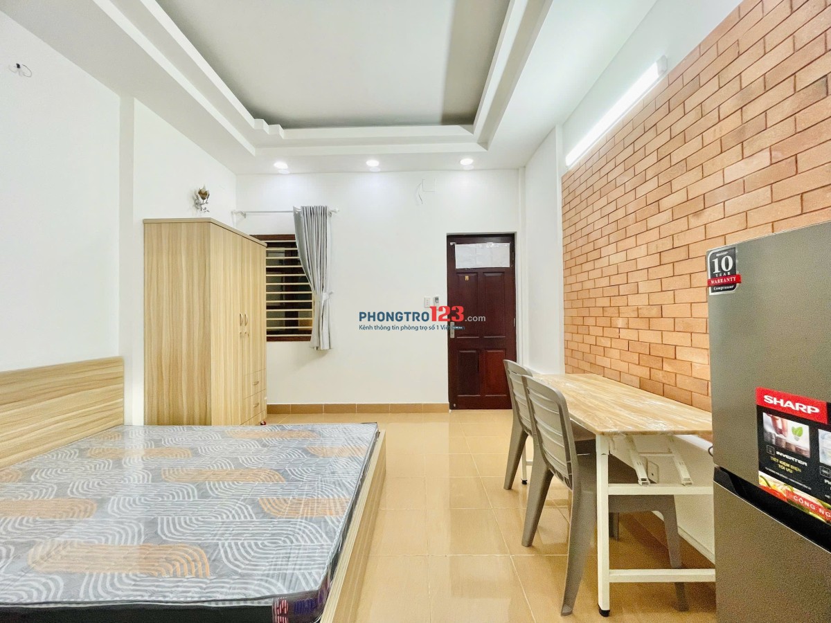 Phòng Studio tách bếp 45m2 gần đh Ngoại Thương, Hutech, Hồng Bàng ở Đinh Bộ Lĩnh Bình Thạnh