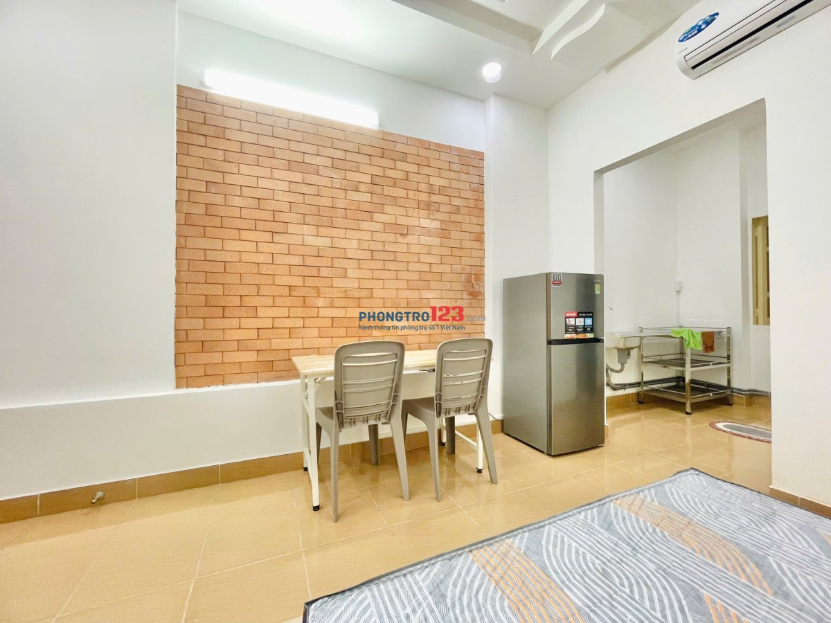 Phòng Studio tách bếp 45m2 gần đh Ngoại Thương, Hutech, Hồng Bàng ở Đinh Bộ Lĩnh Bình Thạnh