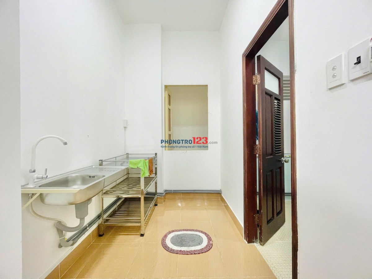 Phòng Studio tách bếp 45m2 gần đh Ngoại Thương, Hutech, Hồng Bàng ở Đinh Bộ Lĩnh Bình Thạnh